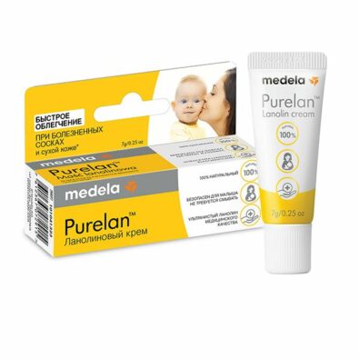 Medela Purelan Ланолиновый крем, крем для наружного применения, 7 г, 1 шт.