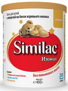 Similac Изомил, смесь молочная сухая, 400 г, 1 шт.