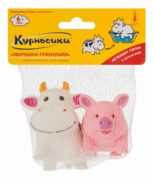 Курносики набор игрушек для ванны Зверушки-грязнушки 6 мес+, 1 шт.