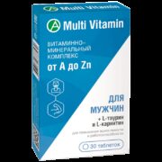 Multi Vitamin Комплекс от А до Zn для мужчин, таблетки, 30 шт.