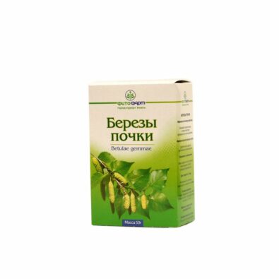 Березы почки, лекарственное растительное сырье, 50 г, 1 шт.