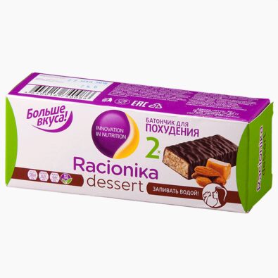 Racionika Diet батончик, карамель-орех, 35 г, 2 шт.