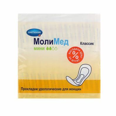 Molimed Classic прокладки урологические для женщин Мини, 2 капли, 28 шт.