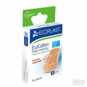 Ecoplast Ecocotton набор пластырей медицинских, 72х38мм, пластырь медицинский, тканевая основа, 10 шт.