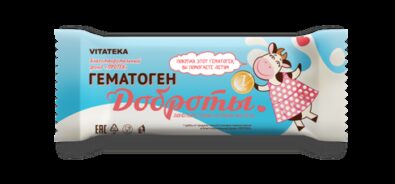 Витатека Гематоген детский Доброты, 40 г, 1 шт.