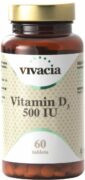 Vivacia Витамин Д3 500 МЕ, 500 МЕ, таблетки, 60 шт.