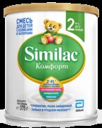 Similac Комфорт 2, для детей с 6 месяцев, смесь молочная сухая, 375 г, 1 шт.