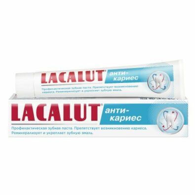 Lacalut Анти-кариес Зубная паста, паста зубная, 50 мл, 1 шт.