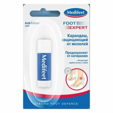 Medifeet карандаш защищающий от появления мозолей, карандаш, 4.5 г, 1 шт.