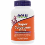 NOW Super Colostrum Супер молозиво, 500 мг, капсулы, 90 шт.