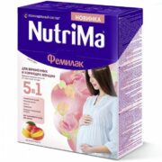 NutriMa Фемилак Молочный напиток для беременных и кормящих, напиток, со вкусом манго, 350 г, 1 шт.