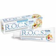 ROCS Kids Зубная паста Фруктовый рожок, без фтора, паста зубная, со вкусом мороженого, 45 г, 1 шт.