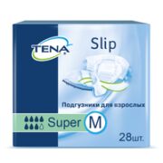 Подгузники для взрослых Tena Slip Super, Medium M (2), 28 шт.