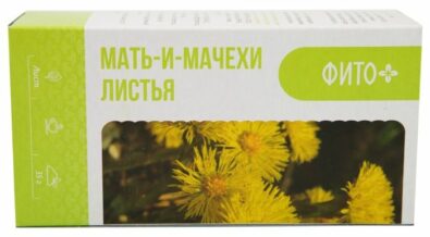 Фито+ мать-и-мачехи листья, фиточай, 35 г, 1 шт.