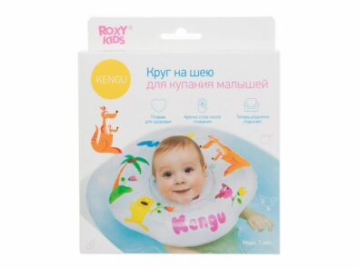 Roxy-kids Круг на шею для купания малышей Кенгуру, 1 шт.