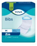 TENA Bibs Бумажные нагрудники для взрослых, нагрудники бумажные, 150 шт.