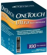 Тест-полоски OneTouch Ultra, тест-полоска, 100 шт.