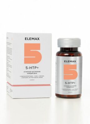 Elemax 5-HTP+, 350 мг, капсулы, 60 шт.