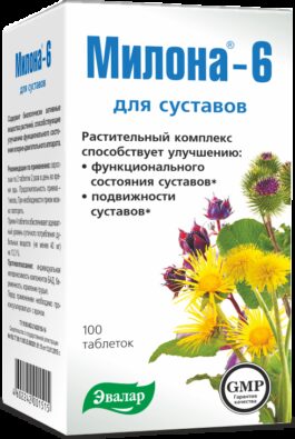 Милона-6 для суставов, 0.5 г, таблетки, 100 шт.