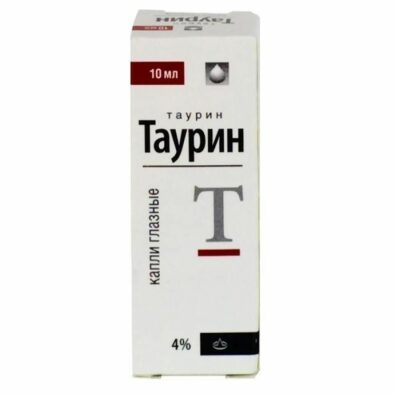 Таурин, 4%, капли глазные, 10 мл, 1 шт.