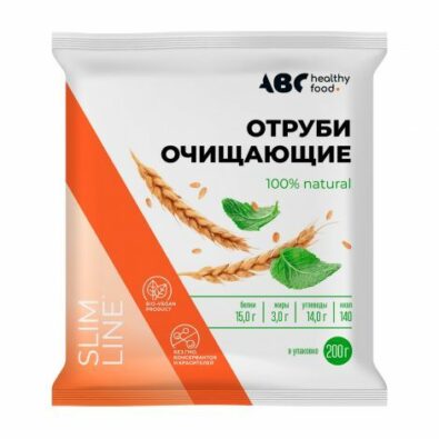 ABC Хэлси Фуд Отруби Сибирские, отруби, 200 г, 1 шт.