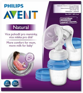 Молокоотсос ручной Philips AVENT Natural, арт. 86530 (SCF 330/13), с системой хранения молока, 1 шт.