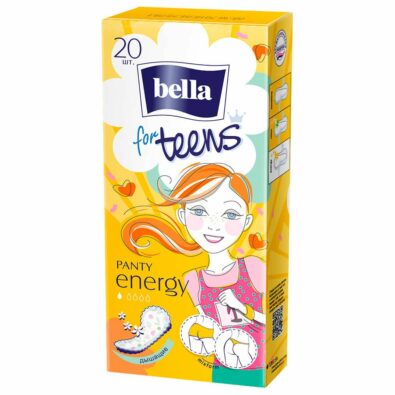 Bella прокладки Panty For Teens Energy Deo, прокладки ежедневные, 20 шт.