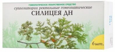 Силицея ДН, суппозитории ректальные, 6 шт.