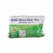 Шприц инсулиновый с несъемной иглой BD Micro-Fine Plus U-40, 1мл, диаметр иглы 30G, 10 шт.