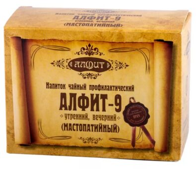 Алфит-9 фитосбор мастопатийный, 2 г, брикеты, утренний, вечерний, 60 шт.