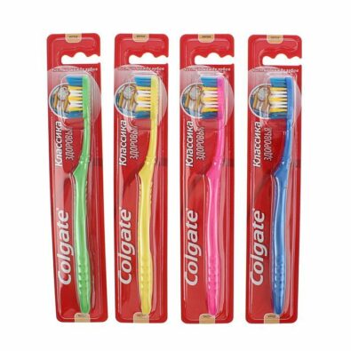 Colgate Классика здоровья щетка зубная мягкая, щетка зубная, в ассортименте, 1 шт.