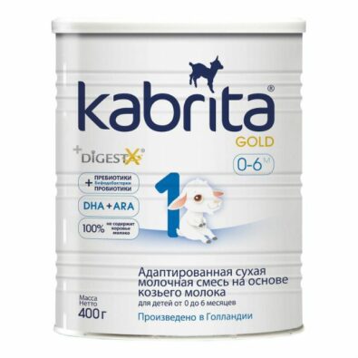 Kabrita 1 Gold, смесь сухая на козьем молоке, 400 г, 1 шт.