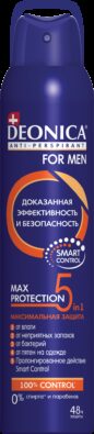 Deonica Антиперспирант For men Max protection 5в1, спрей, 200 мл, 1 шт.