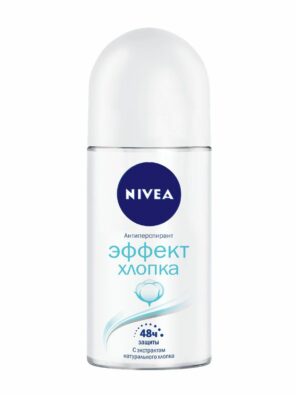 Nivea Антиперспирант шариковый Эффект хлопка, 50 мл, 1 шт.