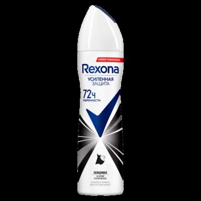 Rexona Антиперспирант Невидимый на черном и белом, аэрозоль, 150 мл, 1 шт.