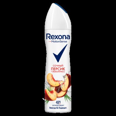 Rexona Антиперспирант Персик и Лемонграсс, аэрозоль, 150 мл, 1 шт.