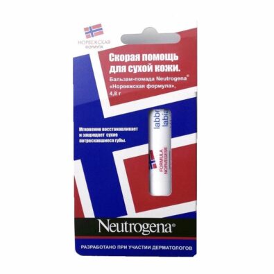 Neutrogena Норвежская формула Бальзам-помада, помада, без отдушки, 4,8 г, 1 шт.