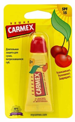 Carmex Бальзам для губ вишня SPF 15, бальзам для губ, 10 г, 1 шт.