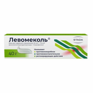 Левомеколь, мазь для наружного применения, 40 г, 1 шт.