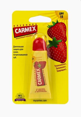 Carmex Бальзам для губ клубника SPF 15, бальзам для губ, 10 г, 1 шт.