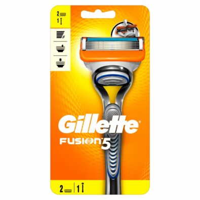 Gillette Fusion Станок для бритья, с 2 сменными кассетами, 1 шт.