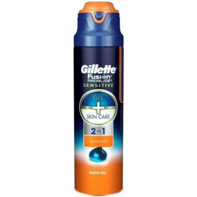 Gillette Fusion ProGlide Sensitive гель для бритья, 170 мл, 1 шт.