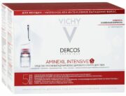 Vichy Dercos Aminexil Intensiv 5 средство против выпадения волос для женщин, 21 шт.