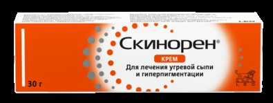 Скинорен, 20%, крем для наружного применения, 30 г, 1 шт.