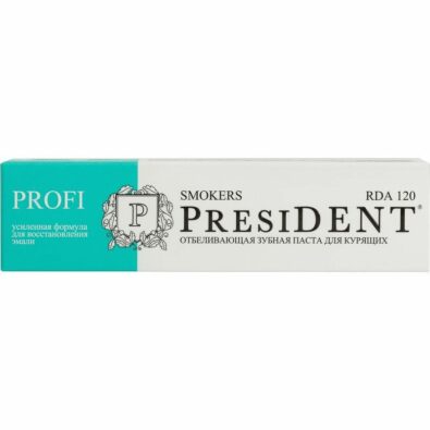 PresiDent Profi Smokers зубная паста 120 RDA, паста зубная, 50 мл, 1 шт.