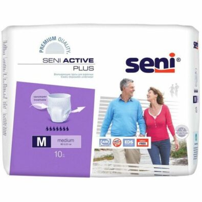 Seni Active Plus трусы впитывающие для взрослых, Medium M (2), 80-110 см, 10 шт.