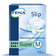 Подгузники для взрослых Tena Slip Super, Medium M (2), 73-120 см, 10 шт.