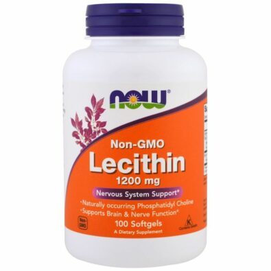 NOW Lecithin Лецитин, 1200 мг, капсулы, 100 шт.