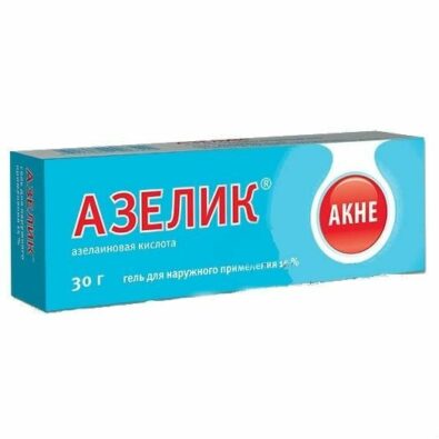 Азелик, 15%, гель для наружного применения, 30 г, 1 шт.