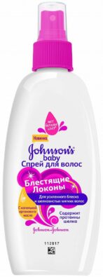 Johnsons Baby спрей Блестящие локоны, спрей, 200 мл, 1 шт.